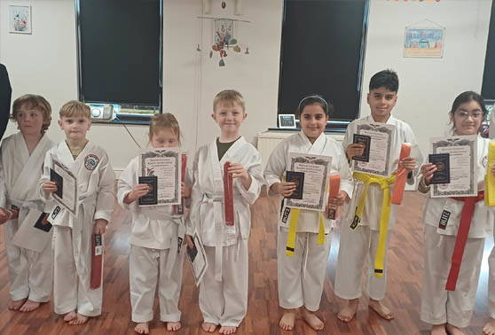 Pendle karate Awards 4 KARATE LESSONS EARBY